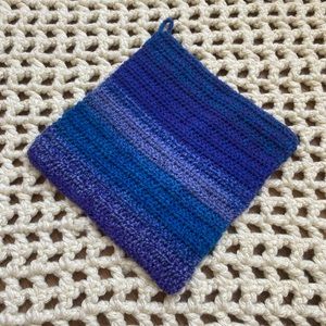 Handmade Crochet Pot Holder Square